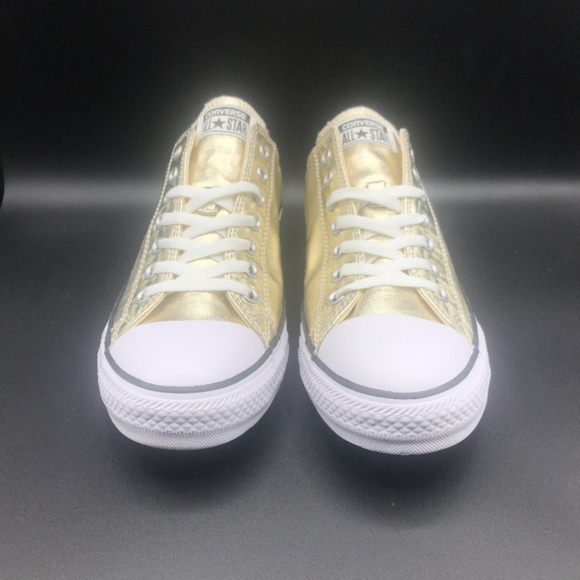 Men's Converse Chuck Taylor All Star Low Top Gold - Picture 3 of 6